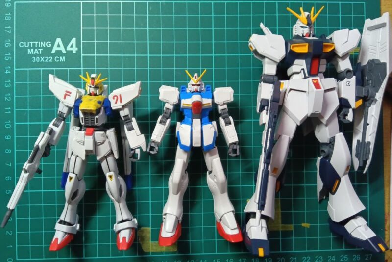 F91&ニューガンダムと大きさ比較